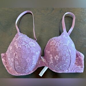 NWOT Victoria's Secret Body By Victoria Perfect Shape Lace Push-Up Bra 38C